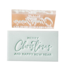 Creative Christmas Cookie Stamp with English-Merry ChristmasB