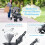 Sibling stroller foldable sibling stroller twin stroller twin bugg gray 5