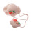 1 Set Decoratieve Strandhoed Strohoed Hoed 54 Cm 2