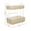 Living And Home 2-Tier Plastic Desktop Makeup Organiser 6