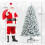6FT Christmas Tree Hinged Artificial Xmas Tree 10