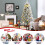 6FT Christmas Tree Hinged Artificial Xmas Tree 3