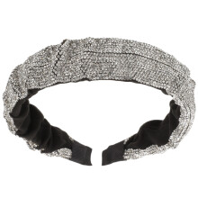 Bridal Rhinestone Headband Cloth White 1pcs