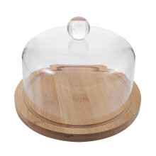 1 Set Transparente Lebensmittelhaube Mit Bodenplatte