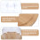 1 Set Transparente Lebensmittelhaube Mit Bodenplatte 7