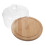 1 Set Transparente Lebensmittelhaube Mit Bodenplatte 5