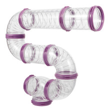 1 Set Kit Tubi Per Criceto Tunnel Accessorio