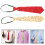 2Pcs Sequin Neck Ties Polyester Light Party Decoration Assorted Color 4