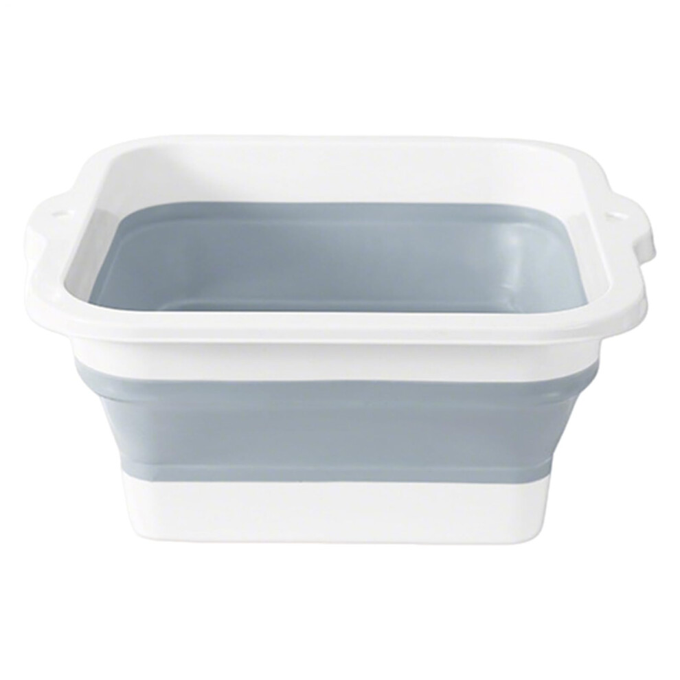 Foldable Foot Bath Basin Large Anti Slip Foot Spa Tub With 168 Massage Convex Points Grey For Home Or Hotel Poolside