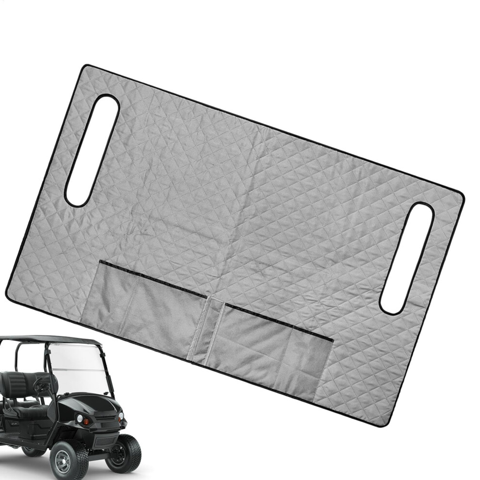 Golf Cart Front Seat Covers With Pockets, Summer Heat Cooling In Winter Seat Protectors For 2-Person Golf Carts 9016109523112