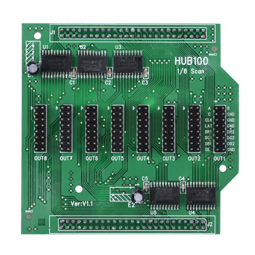 HUB100 8-Ausgänge PCB Adapter Platine