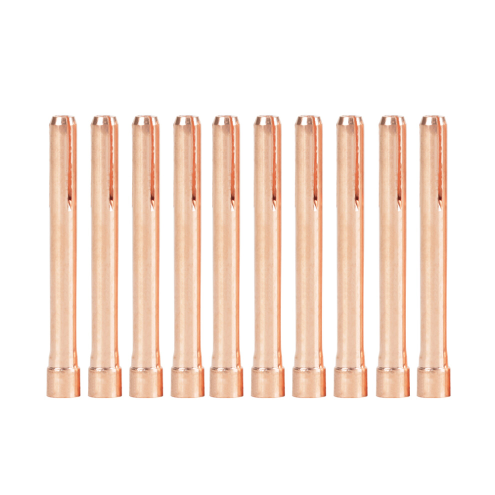10Pcs 10N24 Welding Torch Collets For Tig Wp-17/18/26 2.4Mm 323163250397