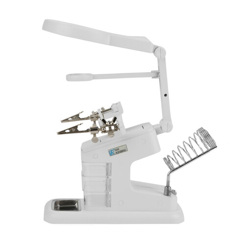 USB Lötkolben-Station mit 3X/4.5X/25X Lupe LED 1