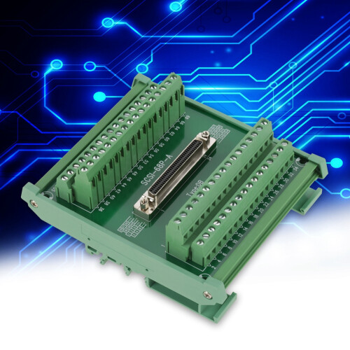 SCSI68 68-pin DB Type Female Connector Breakout Board Terminal Module 2
