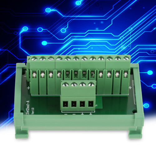12-Position DIN-Rail Power Distribution Interface Module 2