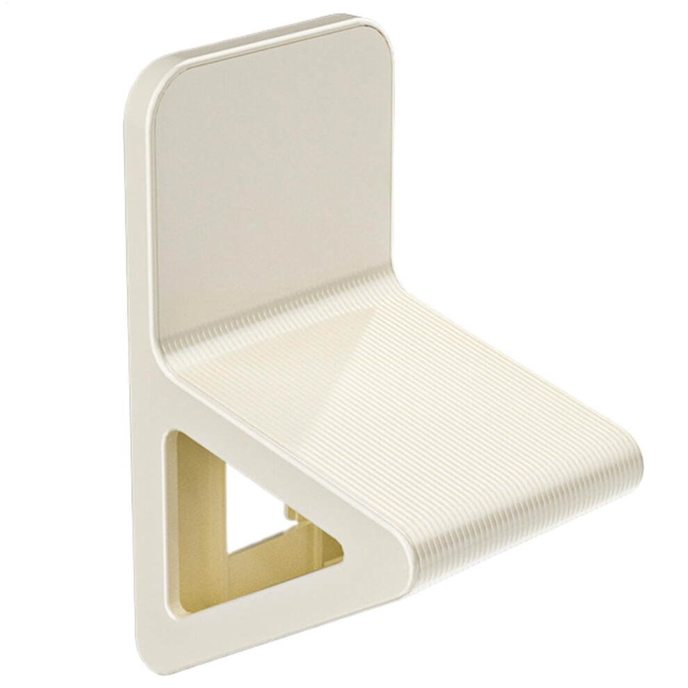 White Showeer Shave Footrest Triangular Leg Shaving Assist, Non Slip Pedicure Footrest, Wall Mounted Foot Peg,