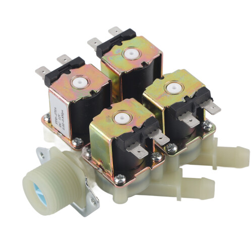 DC 12V DN20 G3/4" 1-zu-4 Magnetventil Normal geschlossen