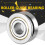 LV204-57 V-Nut-Rollenführung mit Kugellager 2