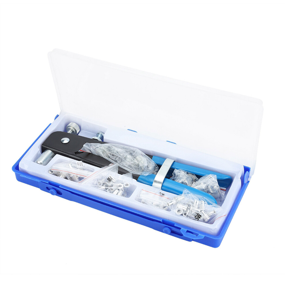 86Pcs M3-M8 Rivet Gun Insert Tool Riveter Rivnut Nutsert Riveting Kit 323163252179