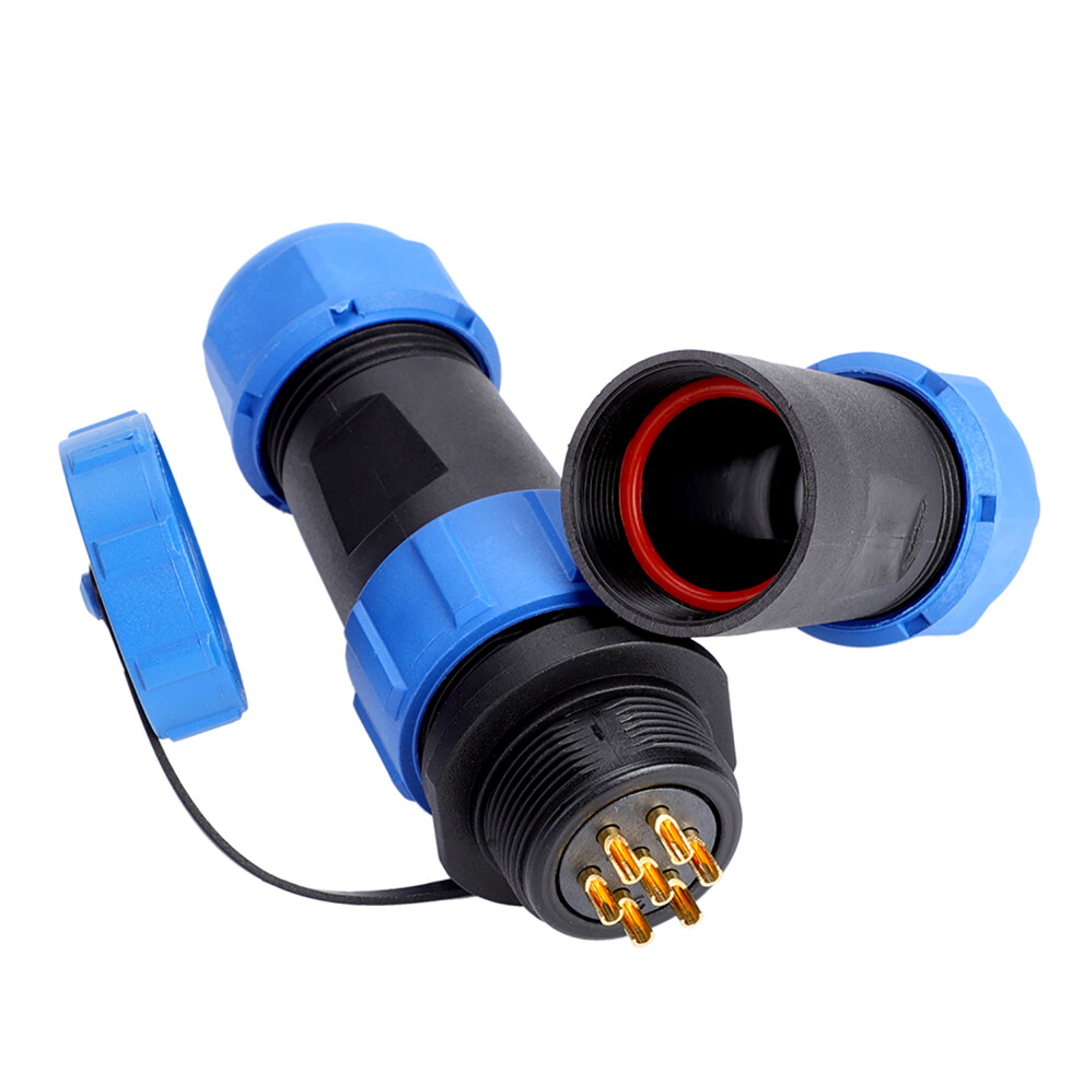 Sp21 Ip68 7Pin Waterproof Plastic Aviation Plug Socket Connector 323163252575