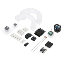 Digital LED Wecker Transparent mit Temp/Datum/Uhrzeit