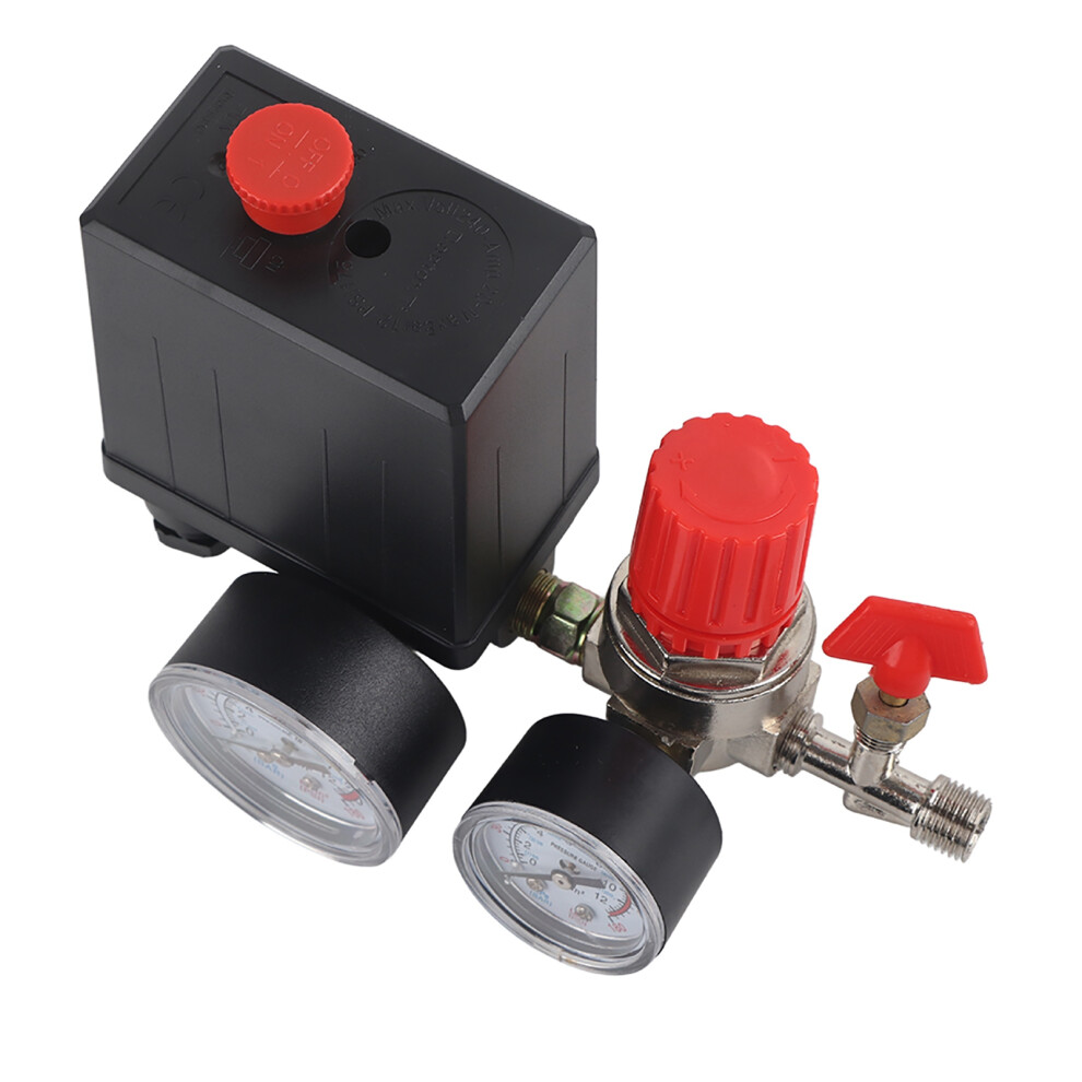 Small Air Compressor Pressure Switch Regulator With Gauges 323163252681