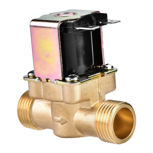 1/2" DC 24V NC Messing-Magnetventil für Wasser 1
