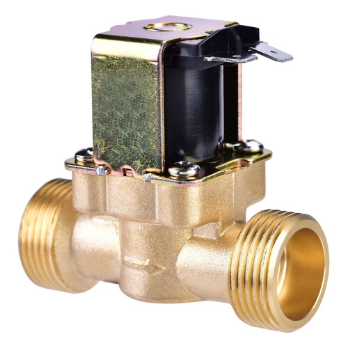 3/4" DC 24V NC Messing-Magnetventil für Wasser 1