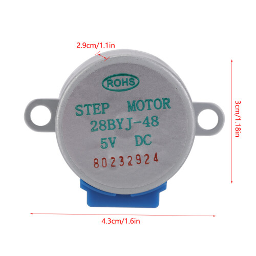 5-teilig DC 5V 4-Phasen 5-Draht-Schrittmotor 1