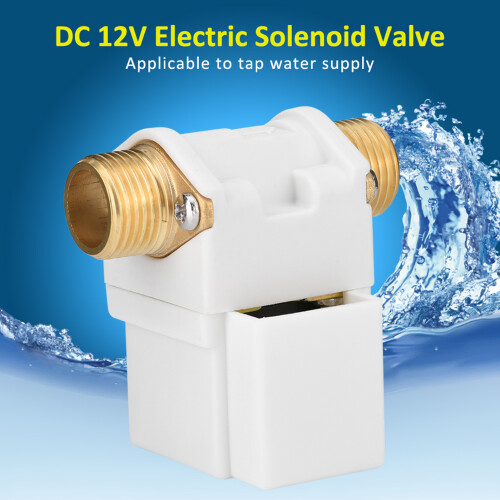 DC 12V G1/2" Solenoidventil N/C für Wasser (Solar) 1