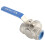 SUS304 3-Wege Kugelhahn L DN25 Innengewinde 1" 1
