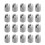 20x Metall-Selbstschraubeinsatz M4x8mm Set 1