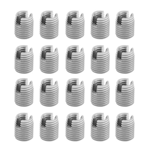 20x Metall-Selbstschraubeinsatz M4x8mm Set