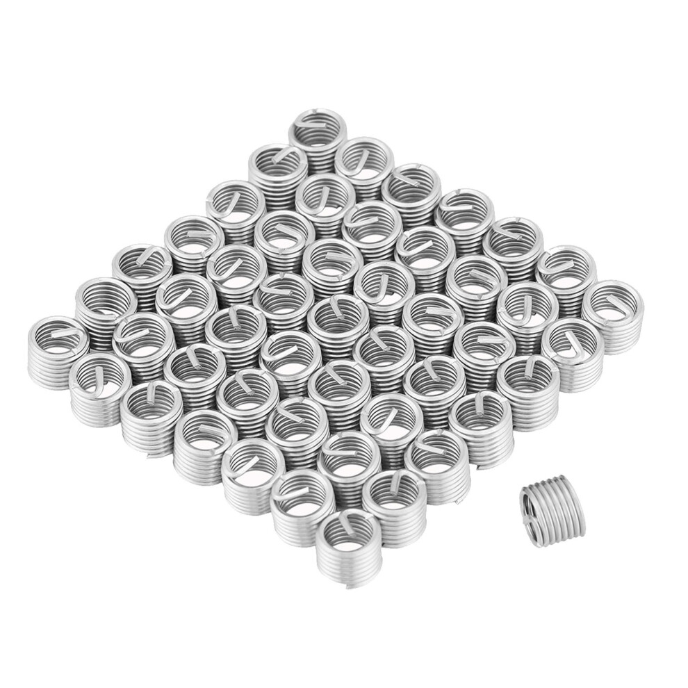 50pcs Stainless Steel Coiled Wire Inserts M8 x 1.25 x 1.5D-image-OPC-PMBXGZV-NEW