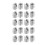 20x Metall-Selbstschraubeinsatz M4x8mm Set 2