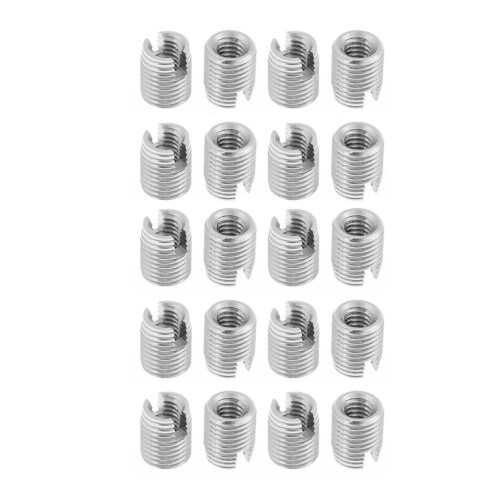 20x Metall-Selbstschraubeinsatz M4x8mm Set 1