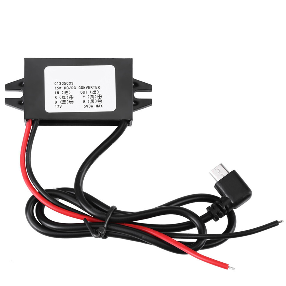 12V To 5V 3A Dc-Dc Converter For Car Smartphone 323163254814