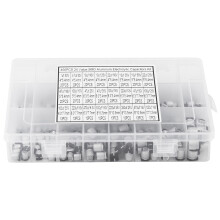 400pcs SMD Aluminum Electrolytic Capacitor Kit 1uF-1000uF