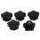 5x Universal Black Plastic Star Knob M8 for Machine Tool 2