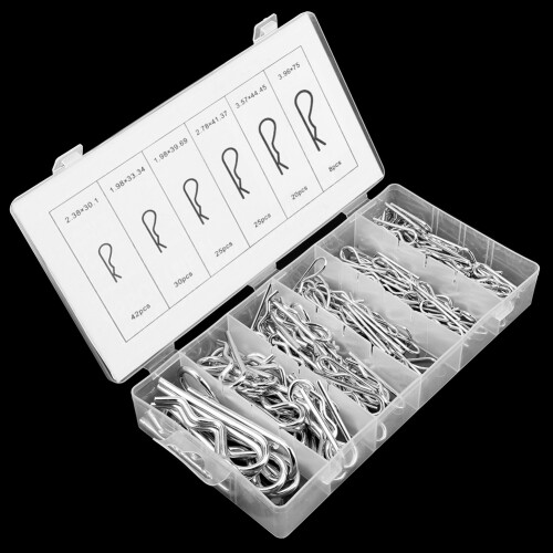 150tlg. Splint-Set 6 Größen in Kunststoffbox 2