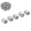 100 Stk SS304 M8x1.25x2D Gewindeeinsatz 5