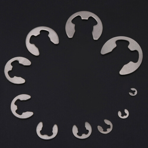 200x Edelstahl-E-Clip Sortiment M1.5-M10 2