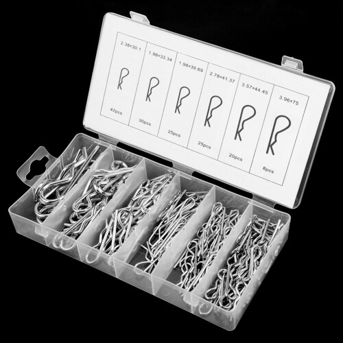 150tlg. Splint-Set 6 Größen in Kunststoffbox 1