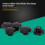 5x Universal Black Plastic Star Knob M8 for Machine Tool 4