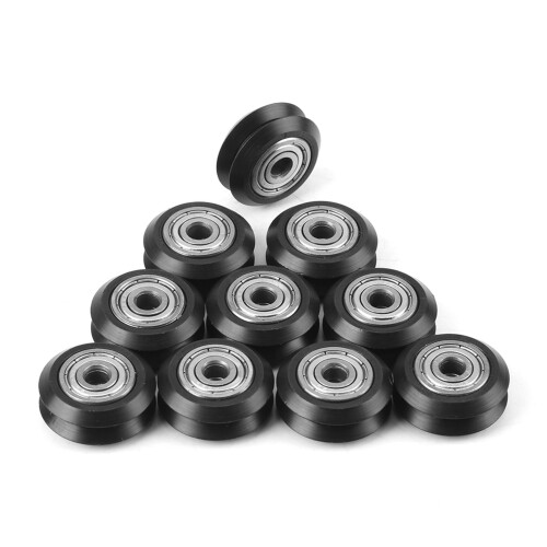 10x 3D-Drucker POM-Riemenscheibe mit Lager 2