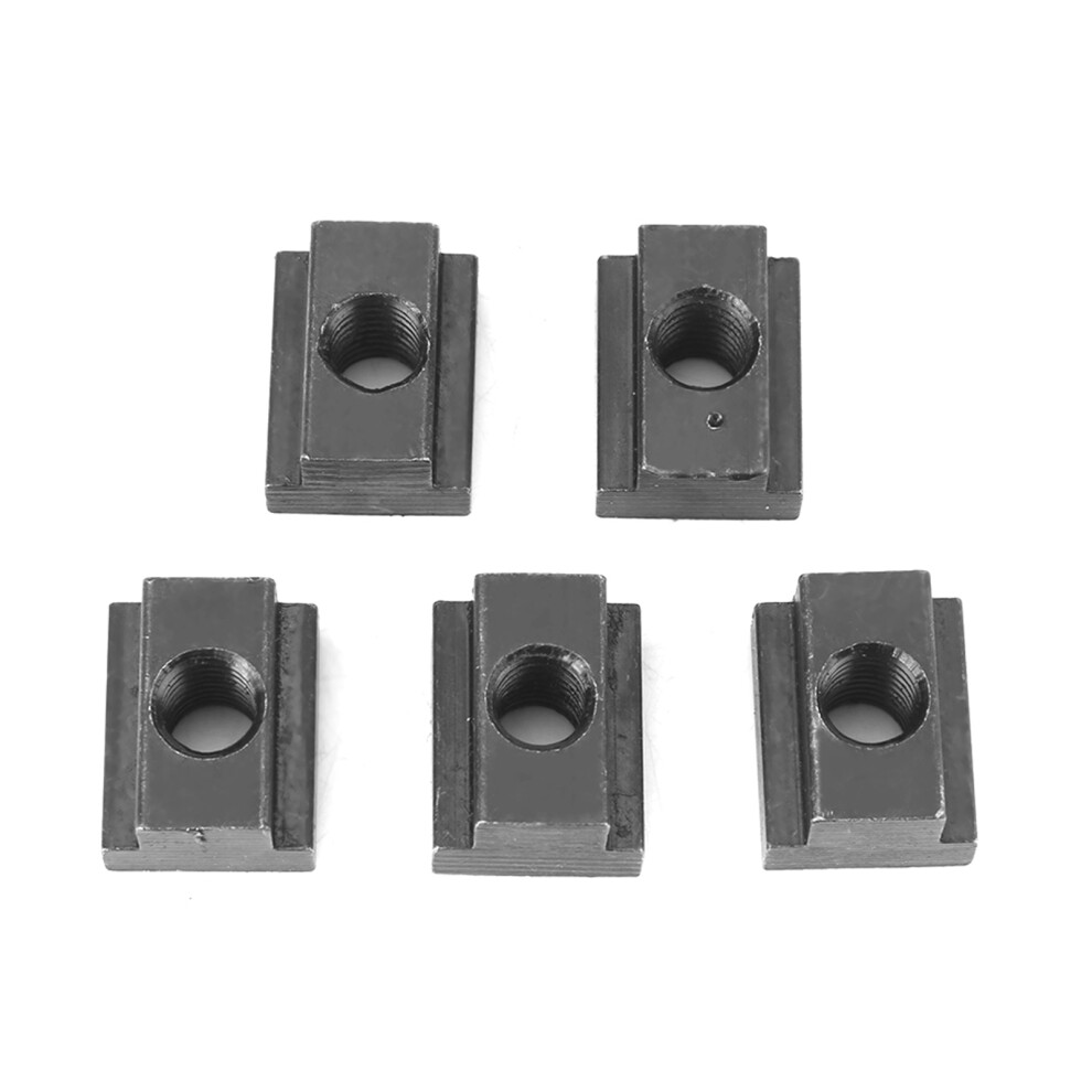 5 Pcs Black Oxide M8/10 T Slot Nuts Fit T Slots(M8) 323163255637