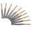 Titanium Coated Double Flute End Mill 3.175mm Shank 2mm Diameter 5