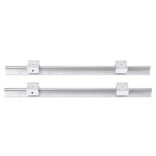 2x SBR12-500mm Linearführungsschienen mit 4 Lagern 2