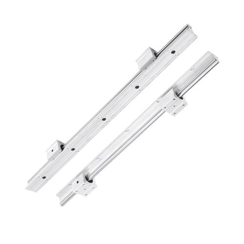 2x SBR12-500mm Linearführungsschienen mit 4 Lagern 1