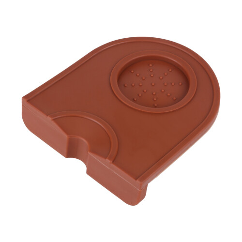 Braunes Multifunktions-Tamper mit rutschfester Silikon-Pad